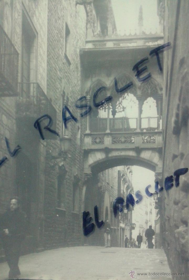 Fotografia antica: ANTIGUA FOTO DE BARCELONA-13- DE MEDIDAS 22 X 16 CTMS