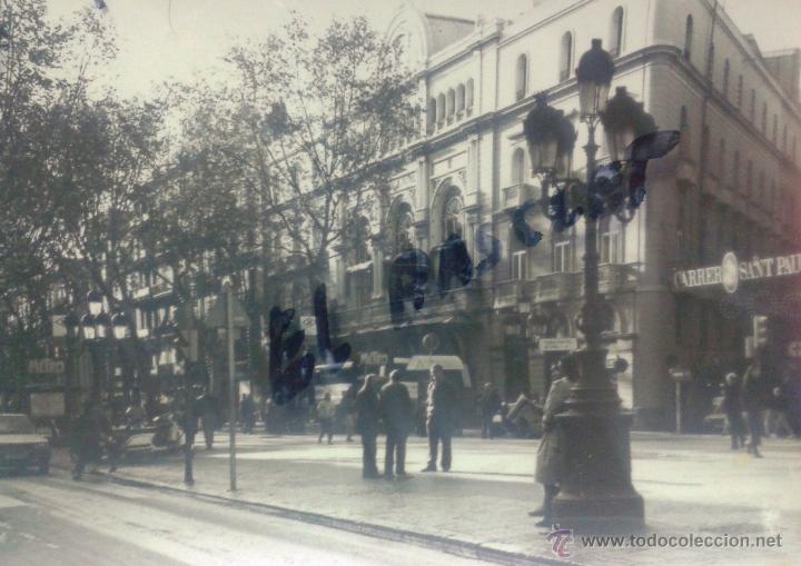 Fotografia antica: ANTIGUA FOTO DE BARCELONA-14 - DE MEDIDAS 17X13  CTMS