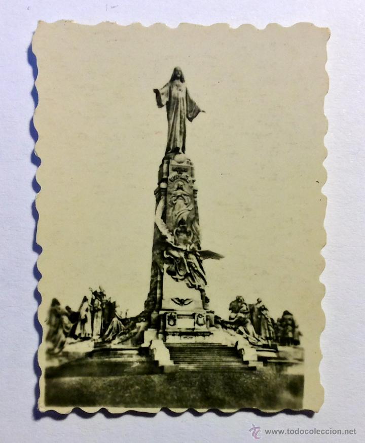 Fotografia antiga: PEQUE&Ntilde;A ESTAMPA - FOTOGRAF&Iacute;A DEL CERRO DE LOS &Aacute;NGELES, DE 4,5 x 3,5 cm. CLAUSURA A&Ntilde;O JUBILAR, 1945