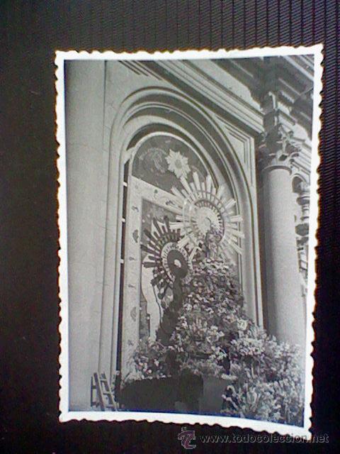 Fotograf&iacute;a antigua: fotografia particular a&ntilde;os 50  virgen  pilar