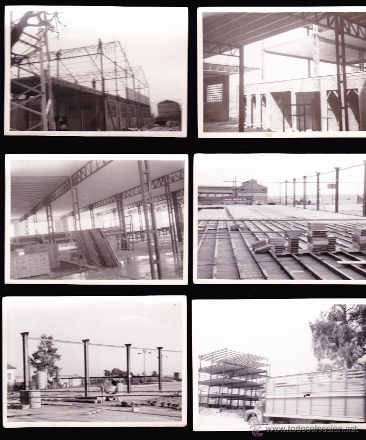 Fotograf&iacute;a antigua: E6 LOTE DE 32 FOTOS CONSTRUYENDO UNA NAVE .