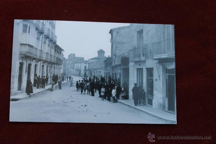 Antique Photography: FOTOGRAFIA REPRODUCCION TOTANA CALLE PUENTE, DE NEGATIVO DE FOTOTIPIA THOMAS