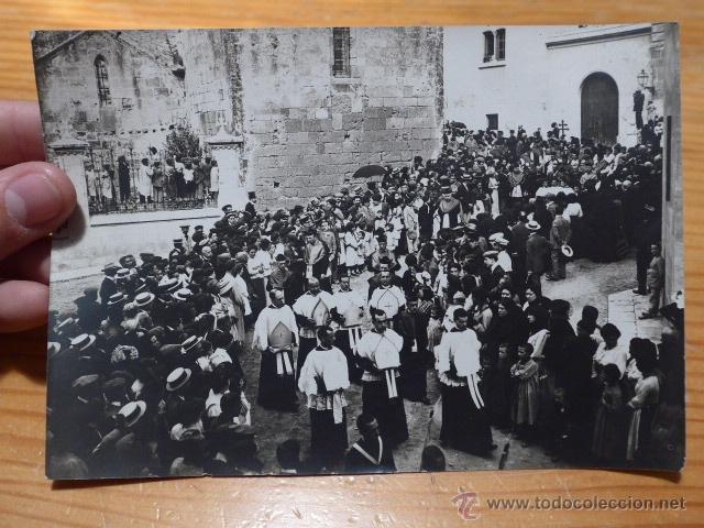 Antique Photography: Antigua fotografia de entierro de arzobispo catalan, arquebisbe, principios s.XX