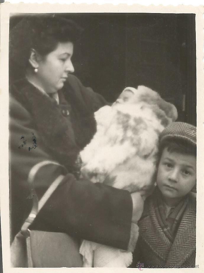 Fotografia antica: *** AB286 - FOTOGRAFIA - SE&Ntilde;ORA CON UN NI&Ntilde;O Y UN BEB&Eacute;