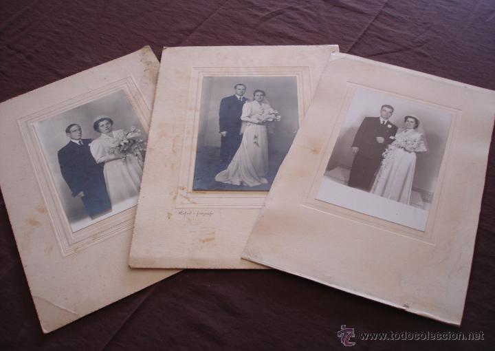 Fotograf&iacute;a antigua: LOTE DE 3 FOTOGRAF&Iacute;AS EN BLANCO Y NEGRO - A&Ntilde;OS 60 APROX.