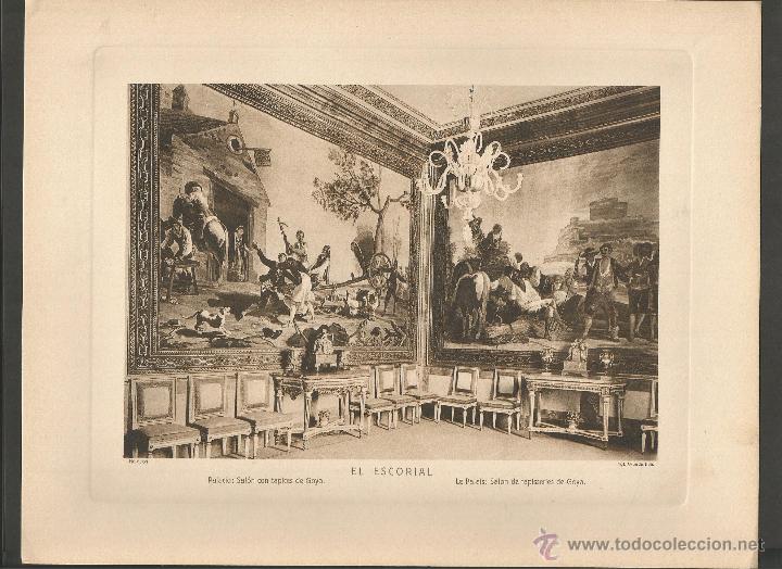 Fotografia antiga: EL ESCORIAL - HUECOGRABADO FOTOGRAFIA WUNDERLICH - MEDIDAS 22X 28 CM