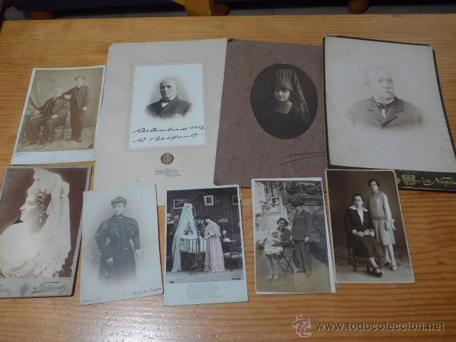 Fotograf&iacute;a antigua: Lote de fotografias de s.XIX y principios s.XX, variedad fotografia