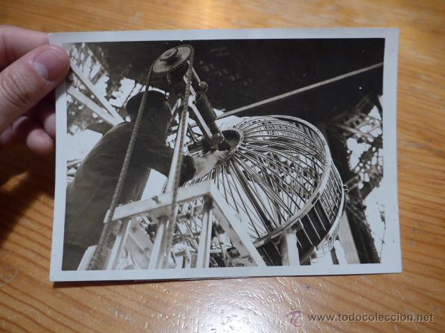 Fotograf&iacute;a antigua: Antigua fotografia original de prensa de Francia, con explicacion de diario, 1939