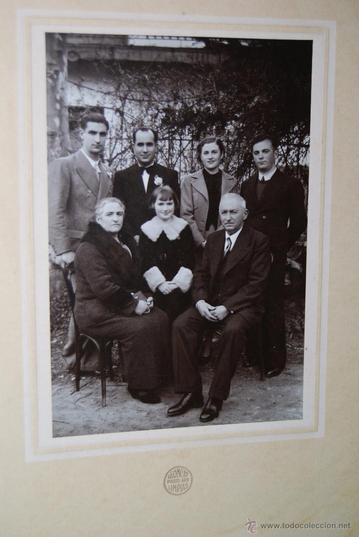 Fotograf&iacute;a antigua: ANTIGUA FOTOGRAF&Iacute;A DE FAMILIA - FOTO FAMILIAR - LEONCIO PHOTO-ART LIMPIAS - CANTABRIA - A&Ntilde;OS 20-30