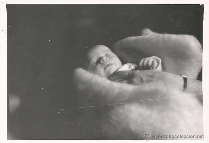 Alte Fotografie: *** B727 - FOTOGRAFIA - BEBE DORMIDITO
