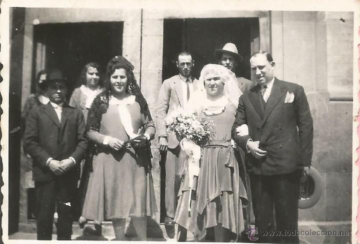 Antique Photography: *** L120 - FOTOGRAFIA - PAREJA DE NOVIOS CON FAMILIARES