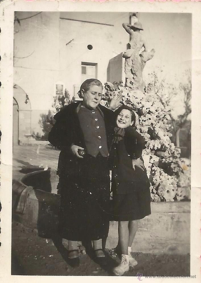 Antique Photography: *** M84 - FOTOGRAFIA - SE&Ntilde;ORA CON UNA JOVENCITA
