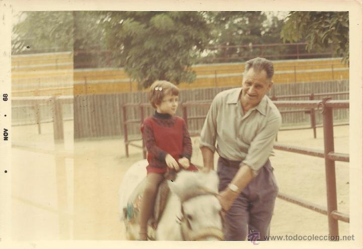 Fotografia antiga: *** B754 - FOTOGRAFIA - NI&Ntilde;ITA MONTADA EN UN PONY