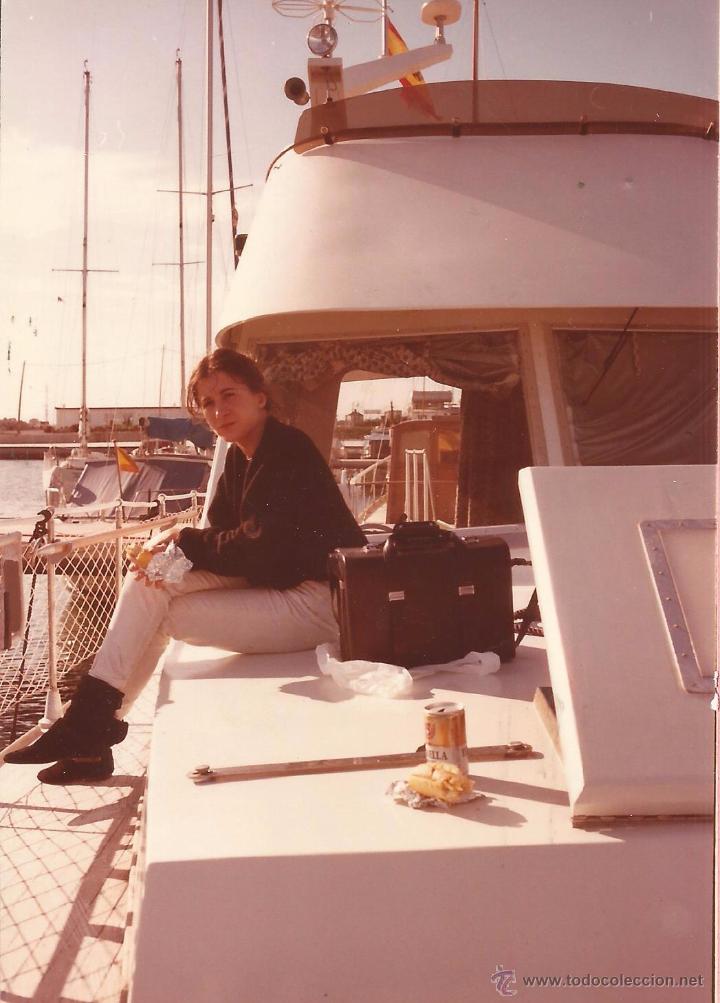 Antique Photography: *** CC363 - FOTOGRAFIA - CHICA EN UN YATE