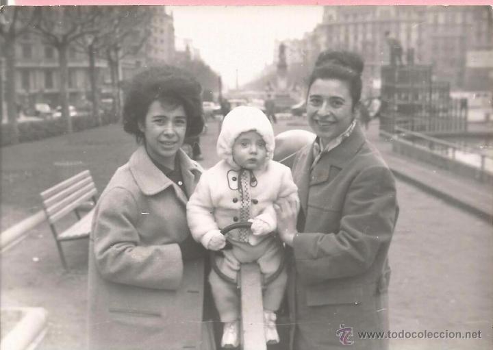 Fotografia antica: *** M211 - FOTOGRAFIA - DOS SE&Ntilde;ORAS CON UN BEB&Eacute;