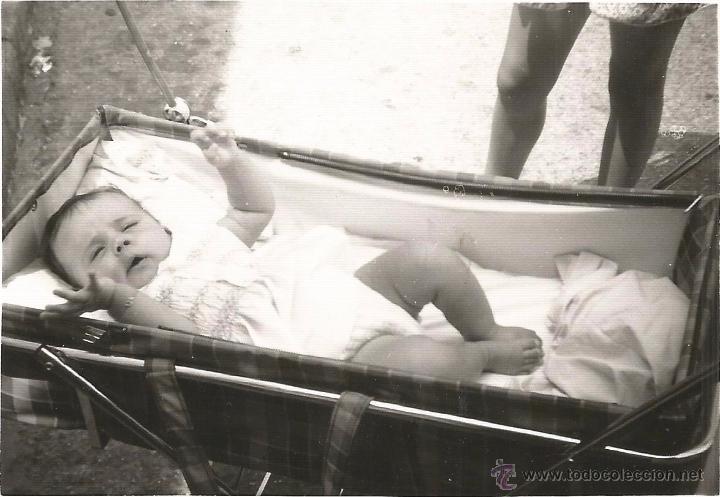Antique Photography: *** M554 - FOTOGRAFIA - PRECIOSO BEB&Eacute; EN SU COCHECITO