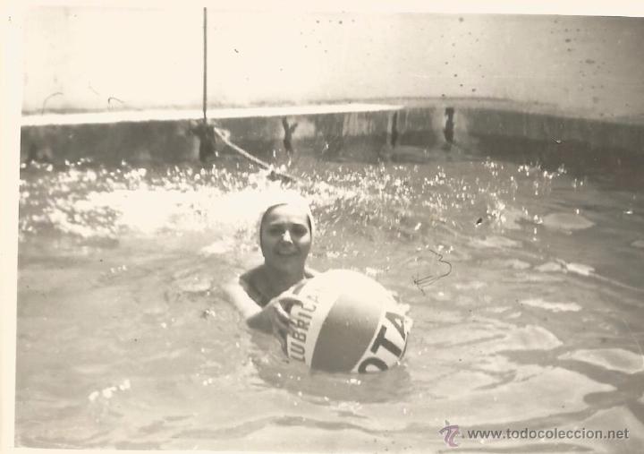 Antique Photography: ** M563 - FOTOGRAFIA - SE&Ntilde;ORA DANDOSE UN BA&Ntilde;O  - RF. FL17
