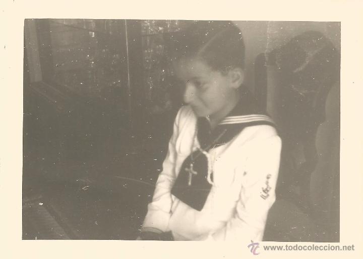 Alte Fotografie: *** CC388 - FOTOGRAFIA - NI&Ntilde;O DE PRIMERA COMUNION