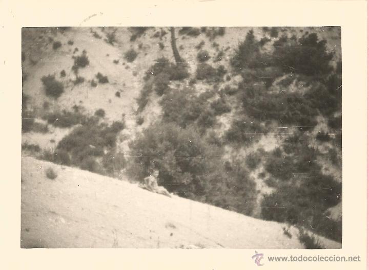 Fotograf&iacute;a antigua: :::: E383 - FOTOGRAFIA - JOVENCITO EN EL MONTE