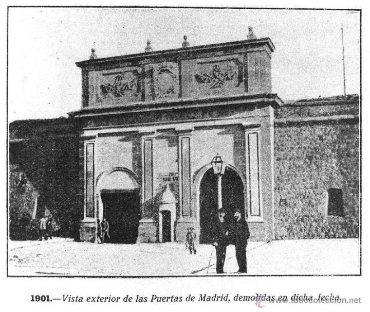 CARTAGENA- PUERTAS DE MADRID- 1901- DEMOLIDAS EN 1901- FOTOS SINGULARES- (Fotografía - Artística)