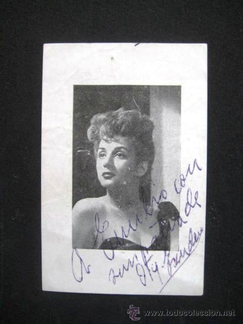 Antique Photography: FOTO ARTISTA.OTY ESCUDERO. . DEDICADA Y FIRMADA.. ENVIO INCLUIDO.