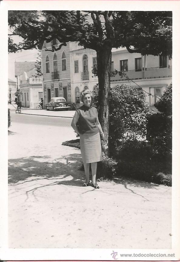 Antique Photography: *** M780 - FOTOGRAFIA - SE&Ntilde;ORA JUNTO A UN ARBOL