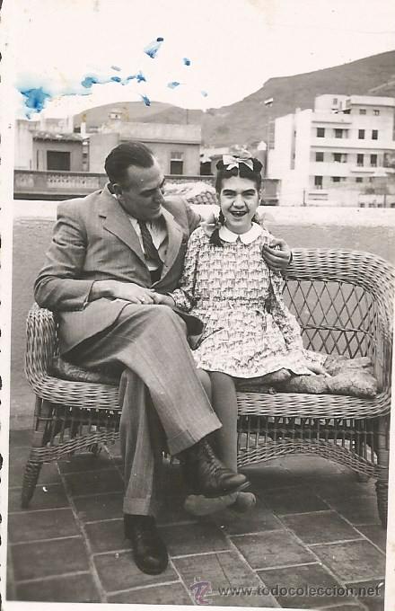 Antique Photography: ** M675 - FOTOGRAFIA - SE&Ntilde;OR CON SU NI&Ntilde;A
