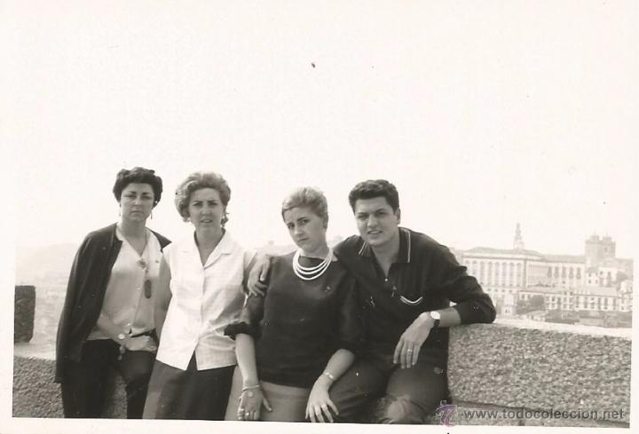 Alte Fotografie: ** M842 - FOTOGRAFIA - CUATRO AMIGOS EN COIMBRA