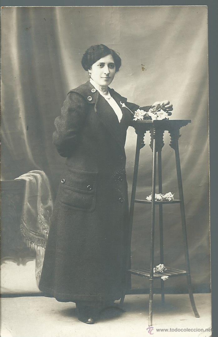 Fotograf&iacute;a antigua: FOTO POSTAL ANTIGUA DE UNA DAMA A&Ntilde;OS 30 SIN CIRCULAR NUEVA