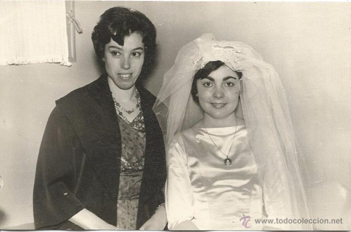 Antique Photography: ** E656 - FOTOGRAFIA - NOVIA CON UNA AMIGA - RF. 1508