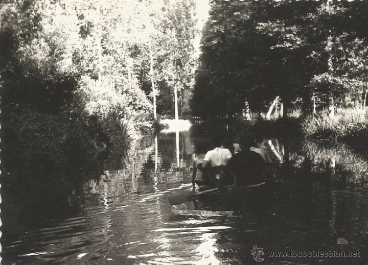 Fotografia antiga: ** E745 - FOTOGRAFIA - PAISAJE - GENTE EN UNA BARCA
