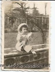 Fotograf&iacute;a antigua: *** FP458 - PEQUE&Ntilde;A FOTOGRAFIA - PRECIOSO NI&Ntilde;ITO - 6 X 4,5 CM.