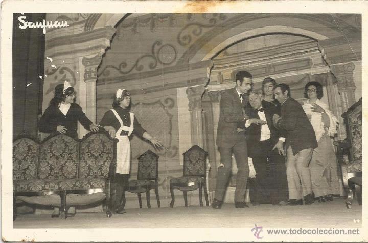 Fotograf&iacute;a antigua: *** H524 - FOTOGRAFIA - GRUPO DE ACTORES EN UNA REPRESENTACION TEATRAL