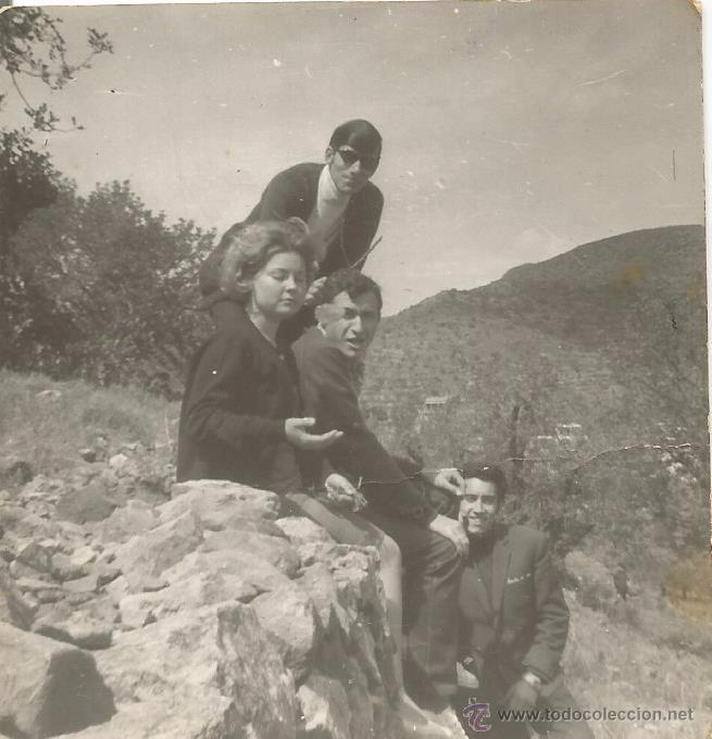 Fotograf&iacute;a antigua: ** H54 - FOTOGRAFIA - GRUPO DE AMIGOS EN EL MONTE