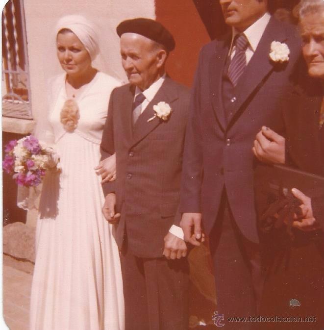 Antique Photography: *** H77 - FOTOGRAFIA - PAREJA DE NOVIOS CON SUS FAMILIARES