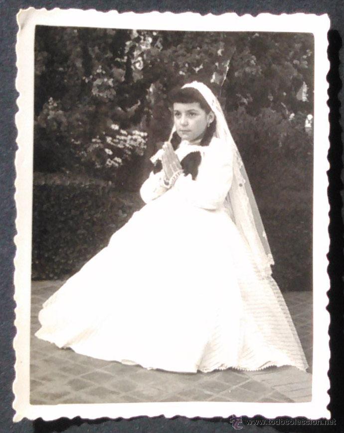 Antique Photography: NI&Ntilde;A VESTIDA DE COMUNION