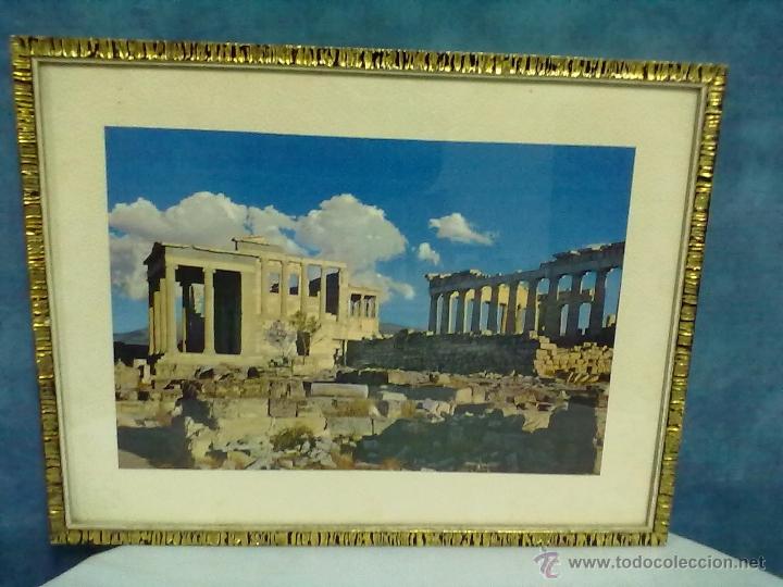 Fotograf&iacute;a antigua: RUINAS FOTOGRAFIA VINTAGE ENMARCADA CON CRISTAL