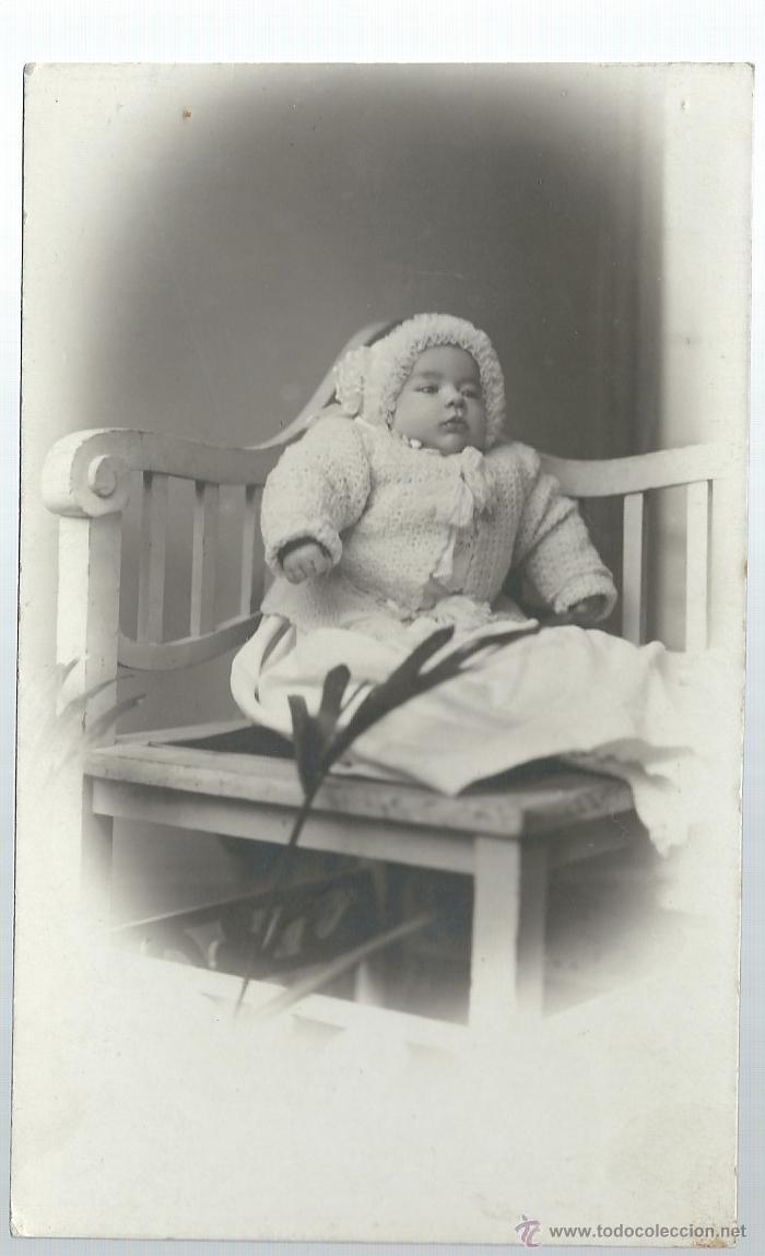 Fotografia antiga: EXTRAORDINARIA FOTO POSTAL ANTIGUA UNA NI&Ntilde;A  FOTO- MUR -PALAFRAGELL- SAN FELIU DE GUIXOLS