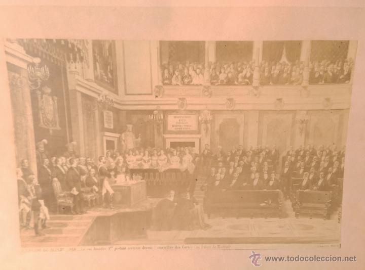 Fotograf&iacute;a antigua: FOTOGRAFIA ORIGINAL DEL REY AMADEO I EN LAS CORTES GENERALES 1871, RARO