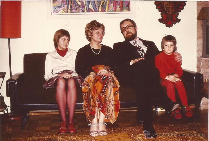 Fotografia antica: *** QA581- FOTOGRAFIA - PAREJA CON DOS JOVENCITAS