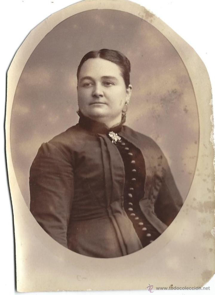 Fotograf&iacute;a antigua: EXTRAORDINARIA FOTOGRAFIA ANTIGUA - DE UNA DAMA - FOTO -