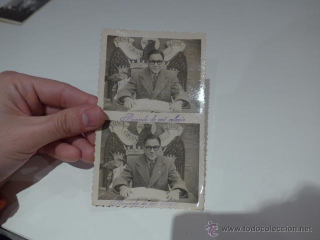 Antique Photography: Antigua fotografia recuerdo de mi colegio, franquista