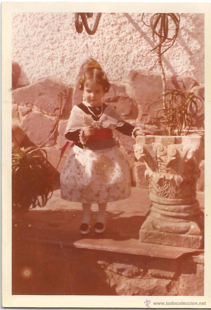 Fotografia antica: *** J87 - FOTOGRAFIA - PEQUE&Ntilde;A FALLERA