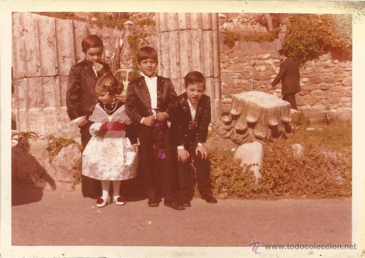 Fotografia antica: ^^^ J94 - FOTOGRAFIA - CUATRO PEQUE&Ntilde;OS FALLEROS