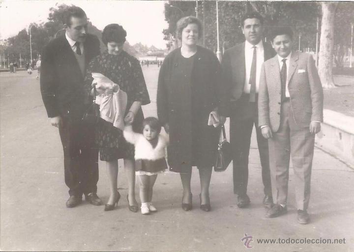 Alte Fotografie: ** J405 - FOTOGRAFIA - GRUPO FAMILIAR DE PASEO