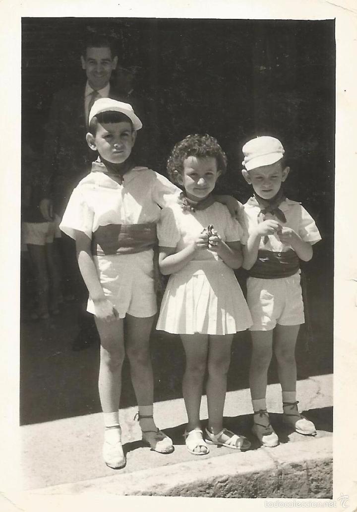 Fotografia antica: ** J457 - FOTOGRAFIA - TRES PRECIOSOS JOVENCITOS