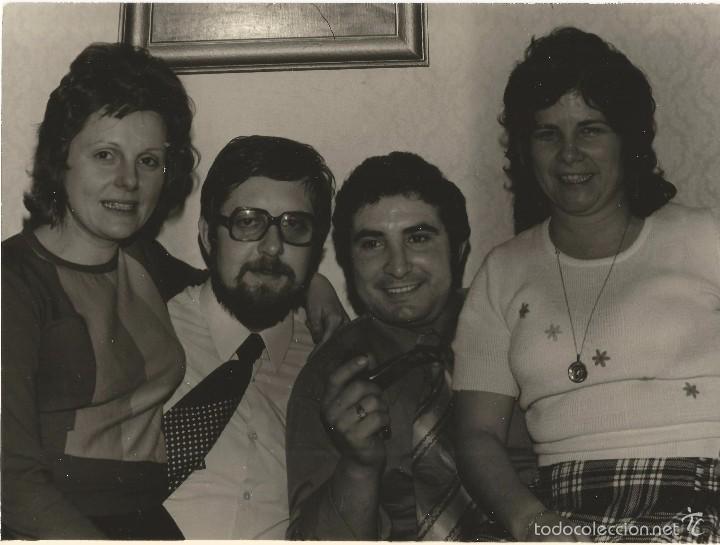 Fotografia antica: == S182 - FOTOGRAFIA - CUATRO AMIGOS - 24 X 18 CM.