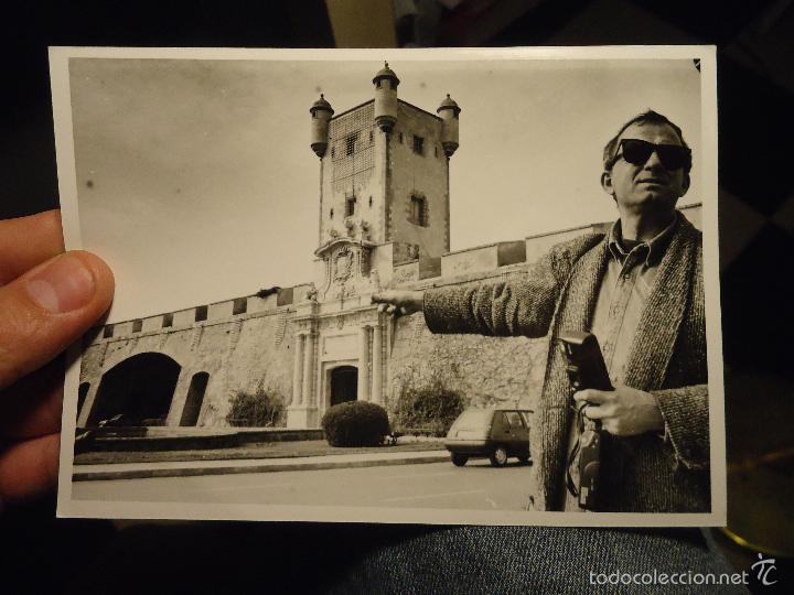 Fotografia antiga: ANTIGUA FOTOGRAFIA DE LA CIUDAD DE CADIZ -  FACHADA PORTADA DE LAS PUERTAS DE TIERRA