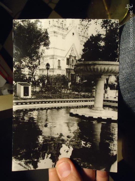 Fotografia antiga: ANTIGUA FOTOGRAFIA DE LA CIUDAD DE CADIZ - IGLESIA DEL CARMEN DESDE LA FUENTE DE LA ALAMEDA APODACA