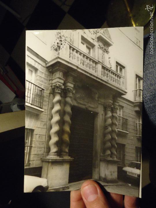 Fotografia antiga: ANTIGUA FOTOGRAFIA DE LA CIUDAD DE CADIZ - FACHADA
